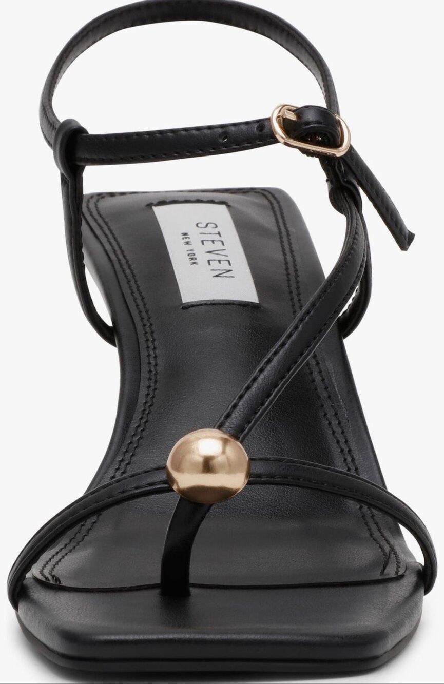 NWT Steven New York Tamila Sandal- Black- size 9 - Picture 2 of 8